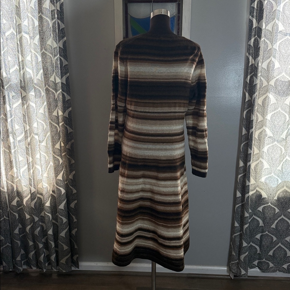 Polo Ralph Lauren Wool Alpaca Blend Striped Jumper Dress SZ XXL - Picture 6 of 9